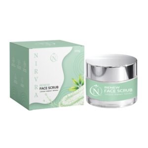 A refreshing face scrub formulated with Kojic Acid, Lactic Acid, Matcha, and Multani Mitti to gently exfoliate, brighten, and refresh the skin.